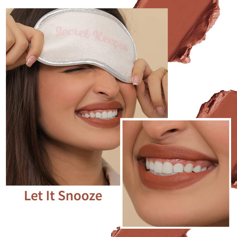 Cosmetics so Creme Creamy Matte Lipstick - Long-Lasting Lip Color for Women - Weightless Lipstick with Velvety Texture - Let It Snooze - 0.1 Oz