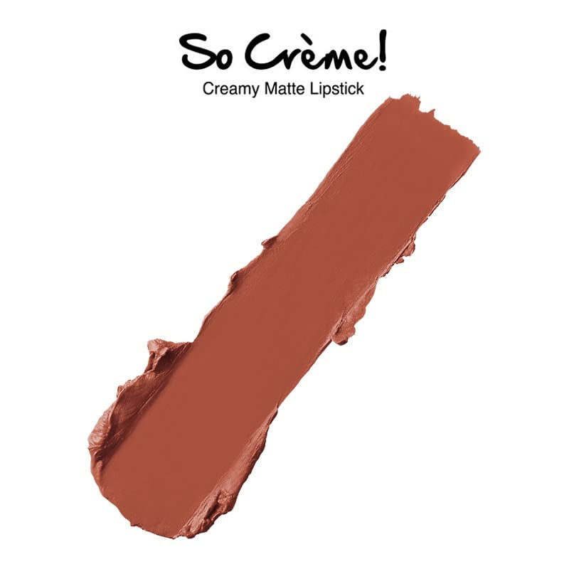 Cosmetics so Creme Creamy Matte Lipstick - Long-Lasting Lip Color for Women - Weightless Lipstick with Velvety Texture - Let It Snooze - 0.1 Oz