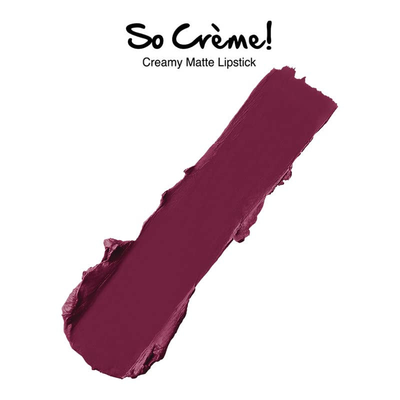 Cosmetics so Creme Creamy Matte Lipstick - Long-Lasting Lip Color for Women - Weightless Lipstick with Velvety Texture - It'S a Date - 0.1 Oz