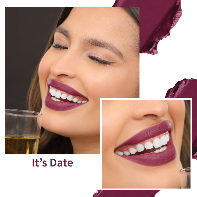 Cosmetics so Creme Creamy Matte Lipstick - Long-Lasting Lip Color for Women - Weightless Lipstick with Velvety Texture - It'S a Date - 0.1 Oz